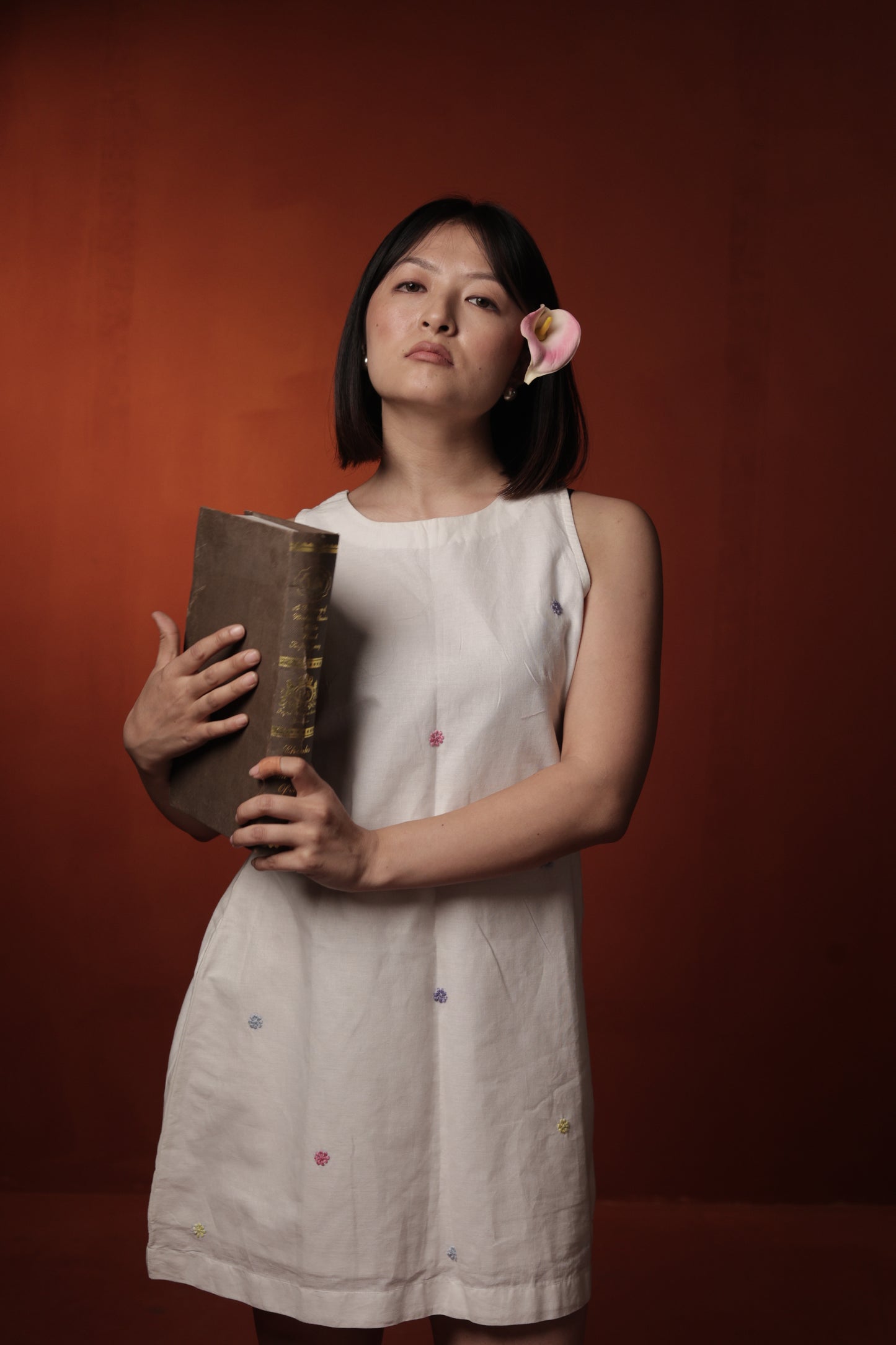 Mehfil Mini Dress - White