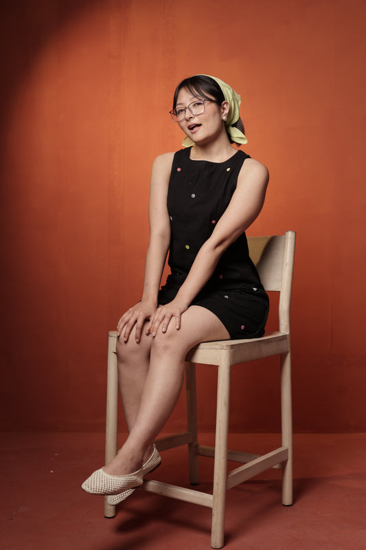 Mehfil Mini Dress - Black