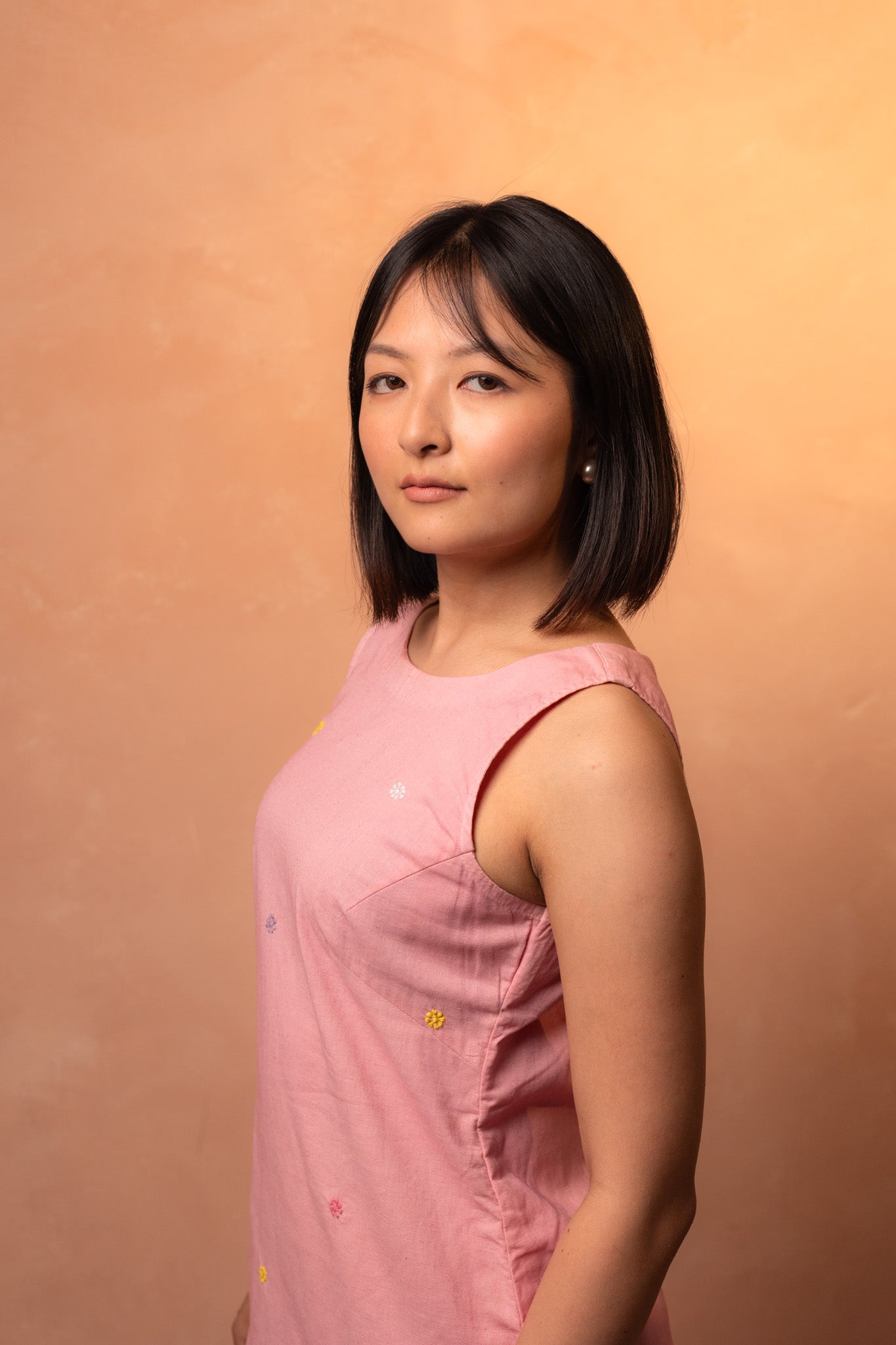 Mehfil Mini Dress — Pink