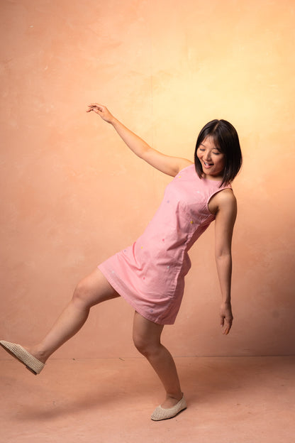 Mehfil Mini Dress — Pink