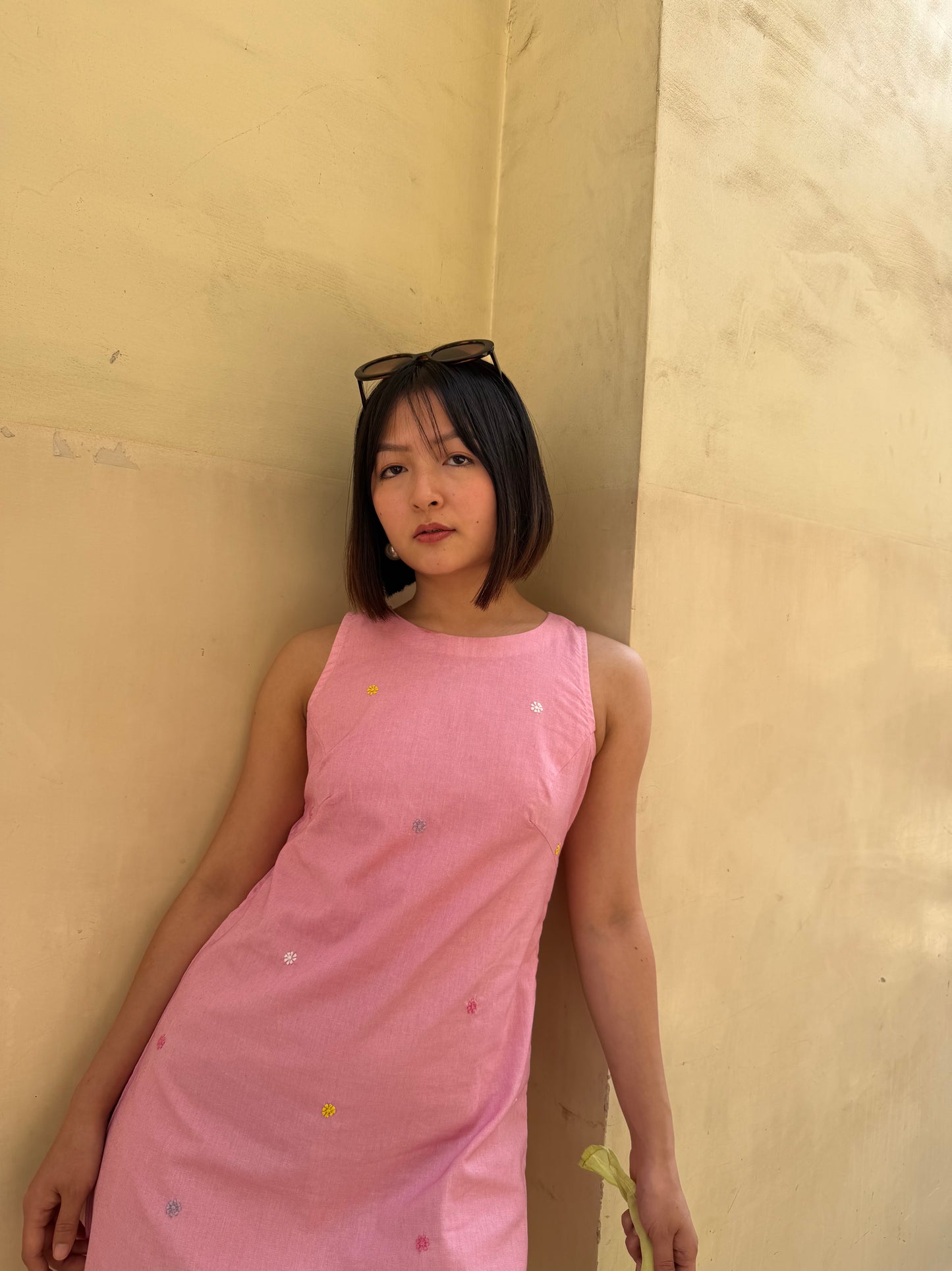 Mehfil Mini Dress — Pink