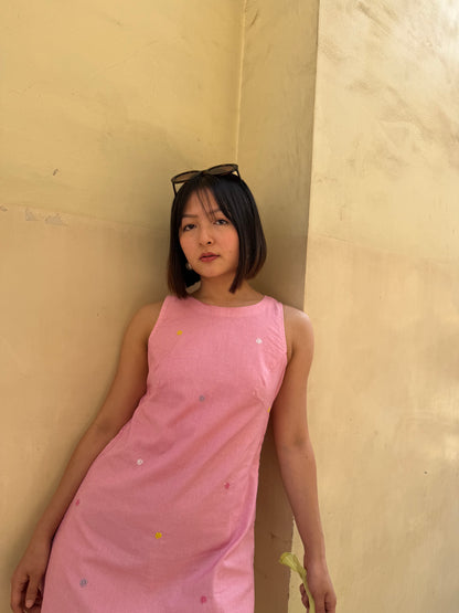 Mehfil Mini Dress — Pink