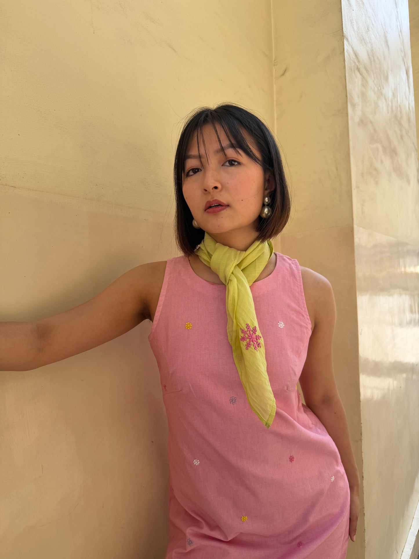 Mehfil Mini Dress — Pink